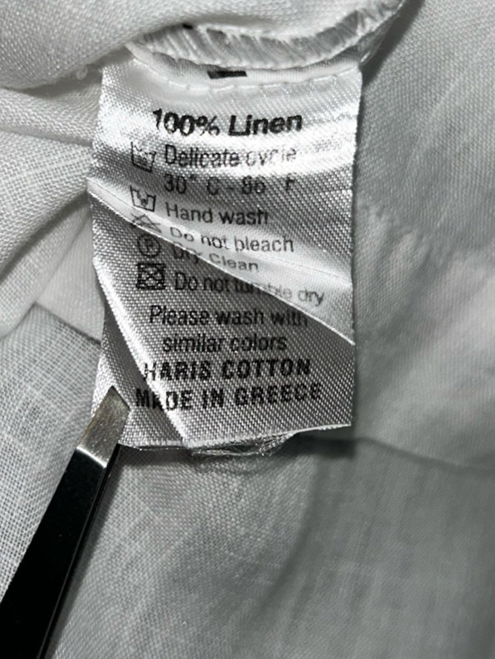 Linen White Classic Tee Large - Picture 4 of 4